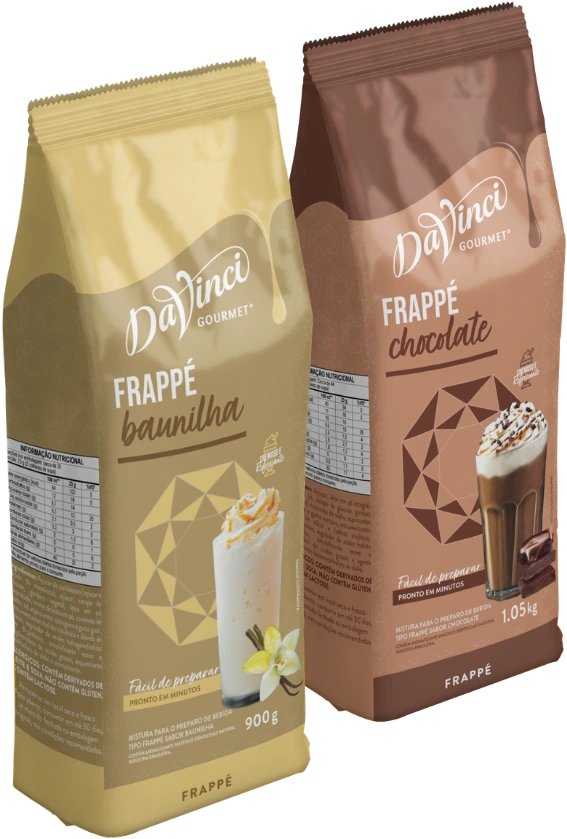 Produtos DaVinci Gourmet FRAPPÉS